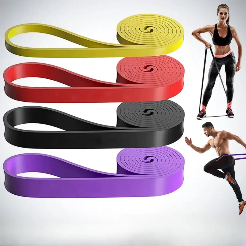 4pcs Strength Training Elastic Rope